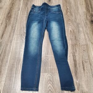 Girls Justice Skinny Jeans Size 10 Dark Blue Women's Jean Leggings